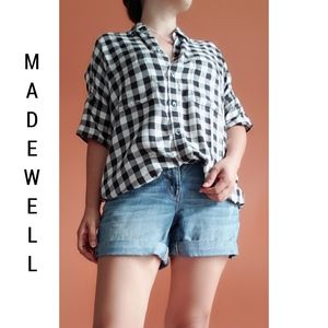 Madewell Oversize Flannel Courier Shirt